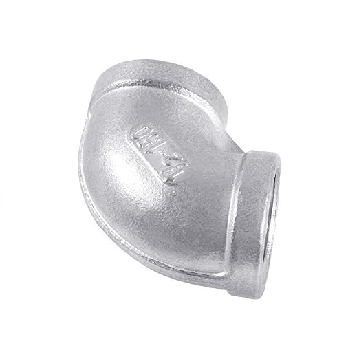 Stainless Steel 304 Cast Pipe Fitting, 3/4" to 3/4" Female to Female NPT - Image 2