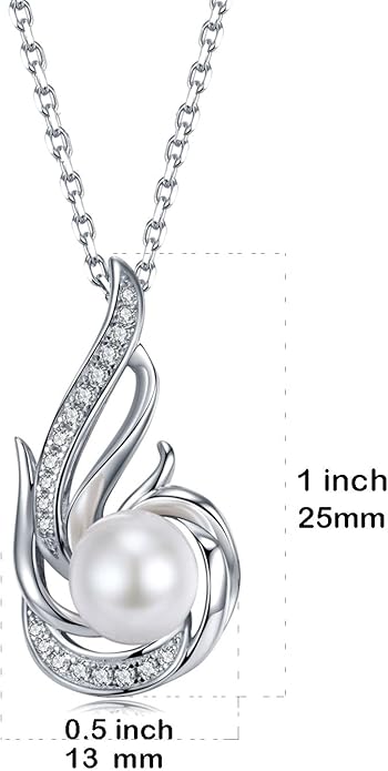 Birthstone Necklace for Women 925 Sterling Silver Phoenix Charm Necklace Birthday Anniversary Christmas Fine Jewelry Gifts for Women Mother Her, Adjustable Chain