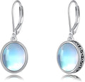 POPLYKE Celtic Filigree Teardrop Drop Dangle Earrings Sterling Silver Leverback Earrings Jewelry for Women