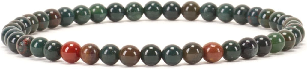 Cherry Tree Collection - Small, Medium, Large Sizes - Gemstone Beaded Bracelets For Women and Men - 4mm Round Beads