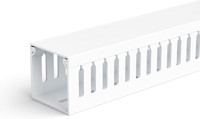 2" H x 2" W Cable Raceway, 99in Under Desk Wire Management Channel, 16.5in Each by ZhiYo
