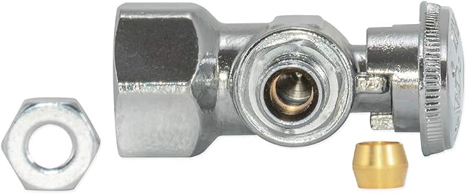 Eastman 1/2 inch FIP x 1/4 inch OD Compression Quarter Turn Angle Stop Valve - Image 6