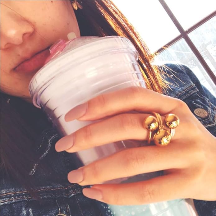 Sora Tuki Rings for Women Chunky Rings Set Adjustable Stackable Ring for Women Bold Thick Statement Ring Trendy Chunky Jewelry