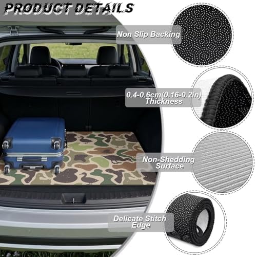 ELEQIN Duck Camo Green Car Cargo Liner Trunk Mats - Image 6