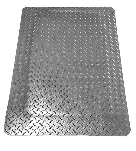 Rhino Mats DTT48GX32 Diamond Plate Anti-Fatigue Mat, 4 FT. x 32 FT. x 9/16 in. - Image 6