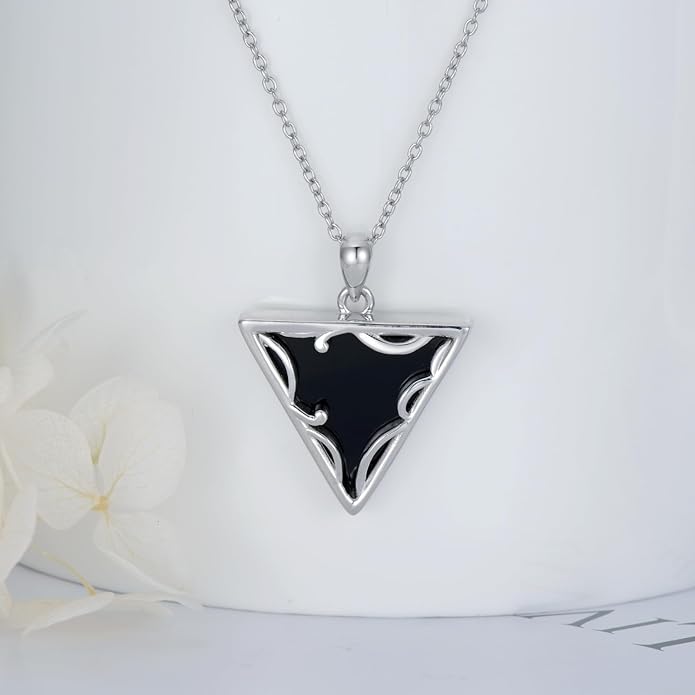 Genuine Turquoise Hexagon/Star/Rectangle/Teardrop/Heart/Triangle/Circle Necklaces for Women 925 Sterling Silver Long Boho Pendant Western Jewelry Gifts for Women Girls