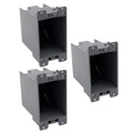 1-Gang PVC Old Work Outlet Box, ETL Certified, fire-resistant, ETL Certified by YQSIYU