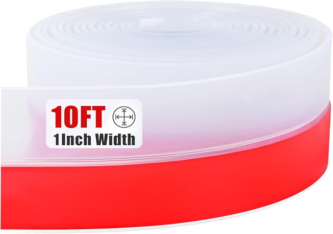 Draft Seal Tape for Doors and Windows 1 in x 10 Ft Silicone Weather Stripping by Kikerike