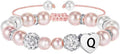 Solza Heart Bead Initial Bracelet – Personalized Stainless Steel Beaded Bracelet with Letter Charm, Adjustable Heart Bracelet, Fashion Jewelry Gift, Stackable Personalized Jewelry Accessory
