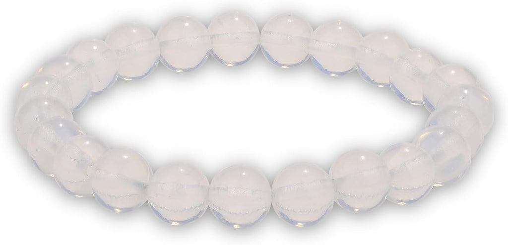 Crystal Vibe 8mm Beaded Bracelets For Women Men - Healing Crystal Bracelet - Adjustable Size