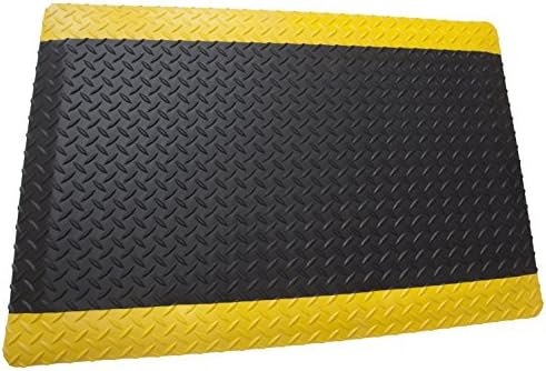 Rhino Mats DTT48BYRNSX5 Diamond Plate Anti-Fatigue Mat, Rhi-No Slip by Rhino+Mats