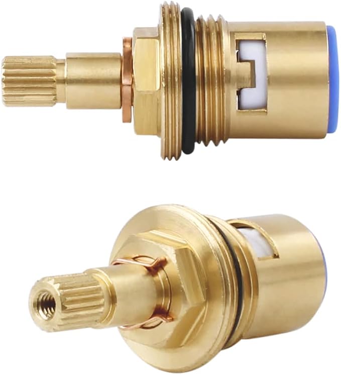 Faucet Ceramic Cartridge Valve, G1/2" Brass Tap Ceramic Disc Cartridges - Image 3