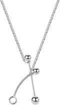 Snake Butterfly Necklace for Women Y2k Irregular Round Bead Pendant Women's Jewelry