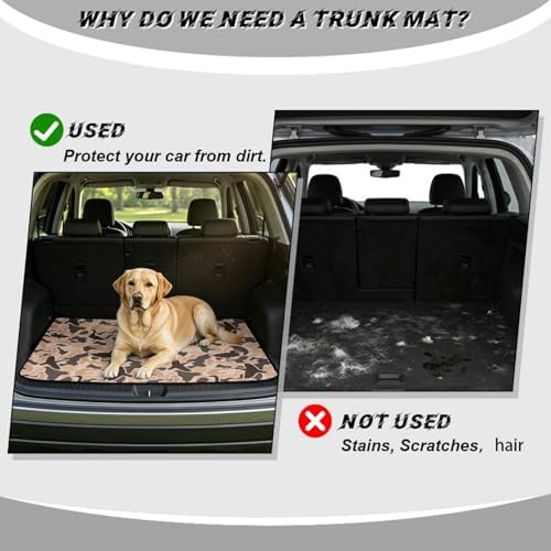 ELEQIN Duck Camouflage, Car Trunk Cargo Liner, Washable Auto Trunk Protective - Image 4