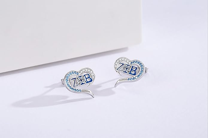 AKA/ZPB/DST/SGR/OES Sorority Gifts for Women 925 Sterling Silver Sorority Paraphernalia Gifts Greek Jewelry for Finer Women