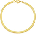 14K Yellow Gold 6-13 Inch 1.2mm-3.2mm Chain Bracelet Anklet for Women, Cuban Link Curb/Rope/Paper Clip/Round Snake/Herringbone/Bead/Water Wave, Thin Gold Chain Bracelet Durable Strong Real 14k Gold Chain Bracelet Anklet