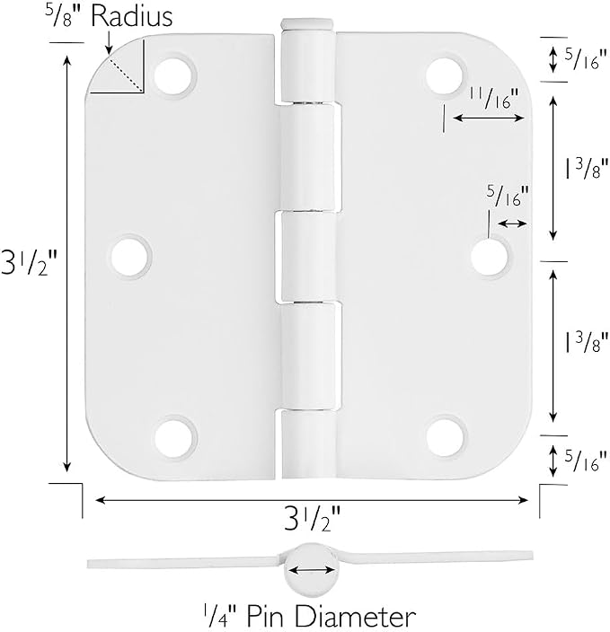 Design House Interior Door Hinge, Traditional - Image 5