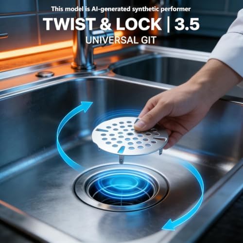 4-Pack 3.5 Inch Drain Cover for Most 3-Tier & Commercial Sinks - Image 2