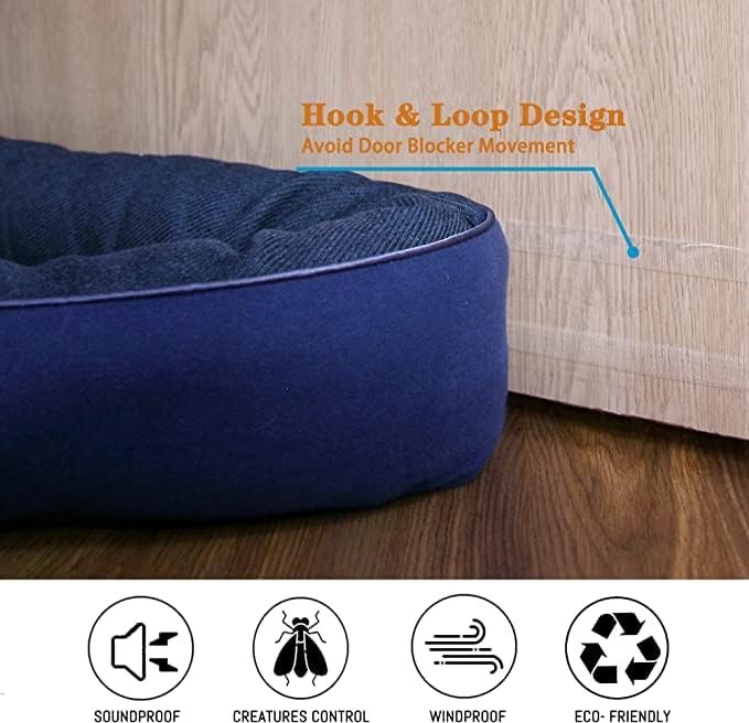 TORRAMI 32" Door Draft Stopper Under Bottom Insulation Noise Air Stopper 2.0LB - Image 3