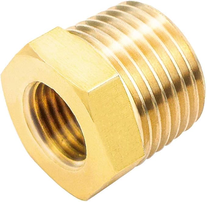 Joywayus 5Pcs Brass Reducing Hex Bushing 3/4" NPT Male to 3/8" NPT Female | - Image 4