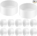 10 Packs 2 Inch PVC Pipe End Cap, Fits 2.375" OD Schedule 40 Furniture Grade by Unknown