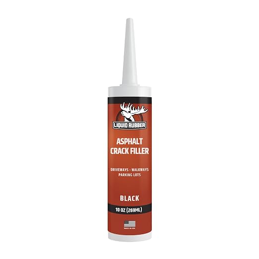 Liquid Rubber Self-Leveling Asphalt Driveway Crack Filler, Parking Lot & by LiquidRubber