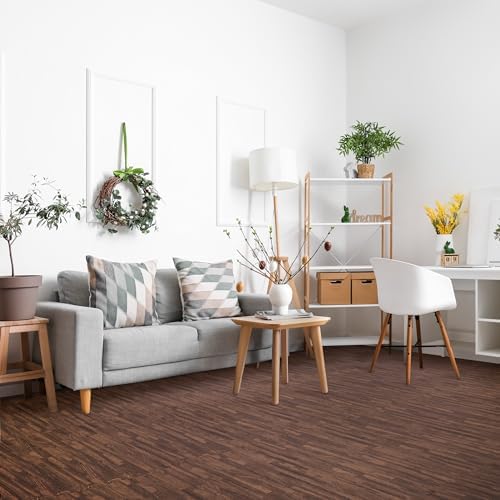 Sorbus Wood Grain Floor Tiles Foam Mat EVA Interlocking Mats Tile 3/8-Inch - Image 2