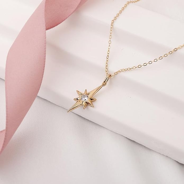HOPE LOVE SHINE Encouraging Gift for Women - Courage, Strength, Motivational, Inspirational Necklace, Jewelry 16+2", 14k Gold Plated Sterling Silver