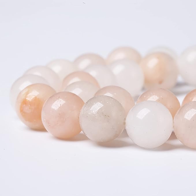 61PCS 6mm Natural Pink Aventurine Gemstone Beads Round Loose Spacer Stone Beads for Jewelry Making DIY Bracelet Necklace Materials 15"