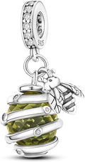 MULA 925 Sterling Silver Charms for Bracelets and Necklaces Family Letters Dangle Pendants Airplane Travel Beads Family Tree Jewelry Charms for Women