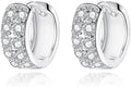 14K Gold Two - Tone Moissanite Ear Cuff Earrings for Women, Modern and Chic Style