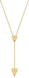 Gold Silver Necklace for Women Y Chain Adjustable Gold Long Necklaces Fashion Dainty Jewelry