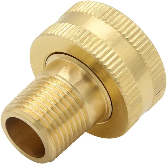 Hooshing 3PCS Garden Hose Adapter 3/8" NPT Male to 3/4" GHT Female Thread | 3/8 - Image 5