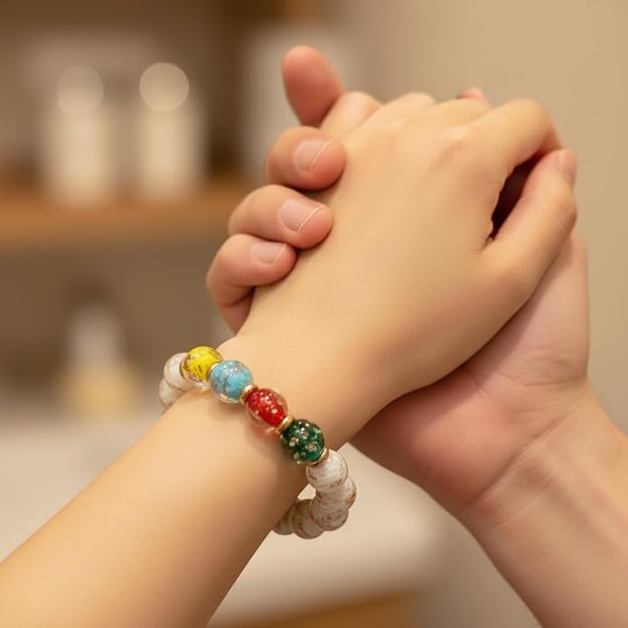 Handmade Glow-in-the-Dark Beaded Bracelet, Luminous Wrist Accessory, Fashion Bracelet for Women, Ideal Gift for Night Events, Parties & Birthdays