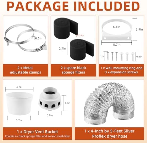 AMI PARTS TDIDVKZW Indoor Dryer Vent Kit - Image 5