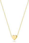 Zeffy Dainty Gold Heart Necklace for Women Trendy 14K Gold/Silver Plate Cute Heart Pendant Choker Necklaces Gold Love Heart Chain Necklace for Women Dainty Gold Jewelry Gifts for Women