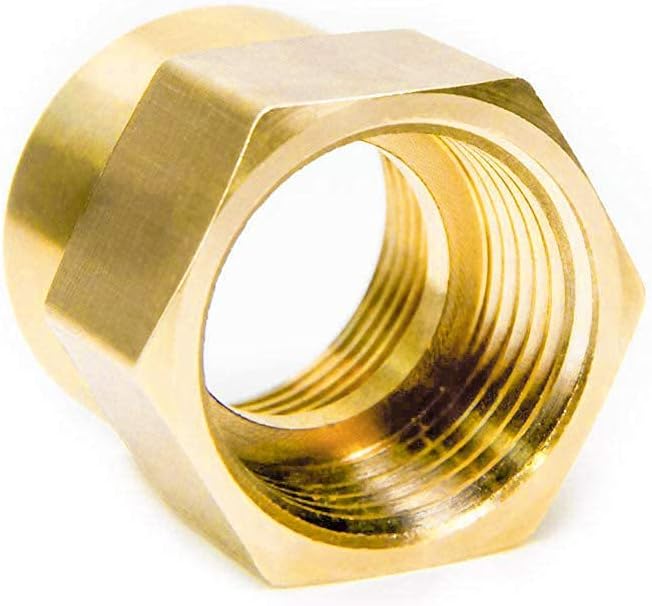 Joywayus GHT 3/4" Female Thread x NPT 3/4" Female Thread Brass Pipe Fittings - Image 6