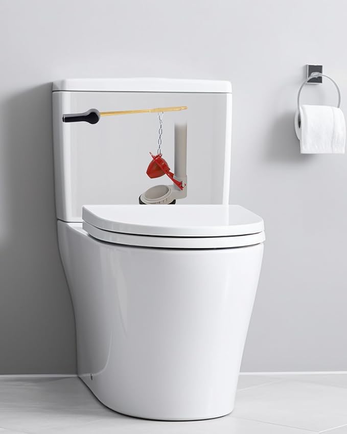 Hibbent Universal Metal Front Mount Toilet Handle - Image 9