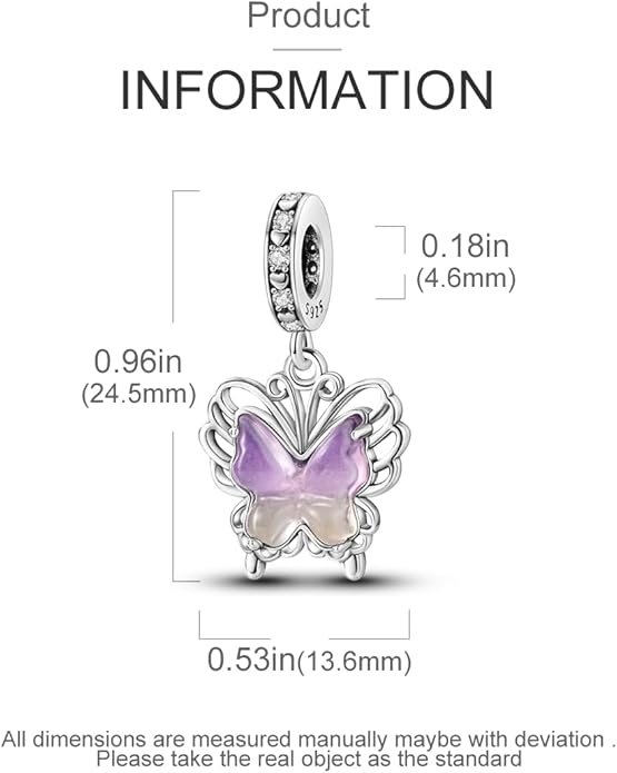 NARMO S925 Sterling Silver Charms Hamsa Charm for Pandora Bracelets Cross Charms for Bracelets Perfume High Heels Dangle Charms Silver Charms for Women