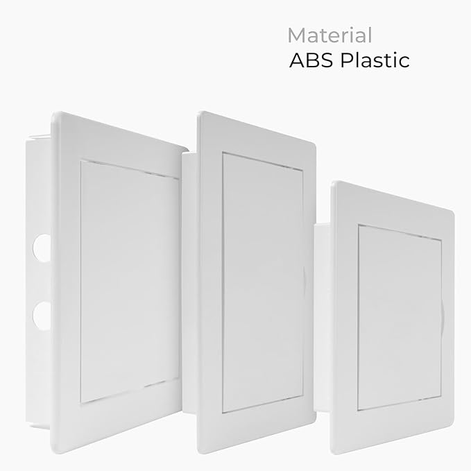 6x8 Inch White Access Panel for Drywall – ABS Plastic Square Wall, Ceiling - Image 7
