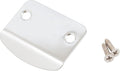 Full Lip Round Corner Blank Strike Plate, 2-1/4 Inches, 1-5/8" Center-to-Center by StoneHarborHardware