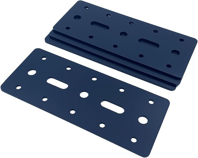 4 PCS 6"X2.5" Straight Steel Flat Plate, Heavy Duty Mending Plate Joining - Image 7