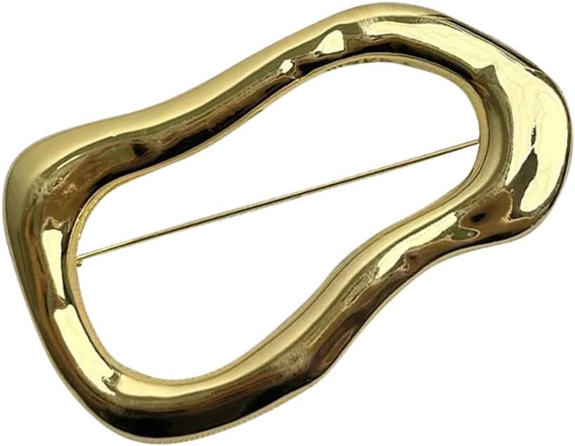 Minimalist Metal Brooch for Women, Unique Irregular Shape Pin Jewelry, Sun, Snail, Starfish & Abstract Design Brooches, Fashion Accessories for Coat, Dress, Scarf, Bag