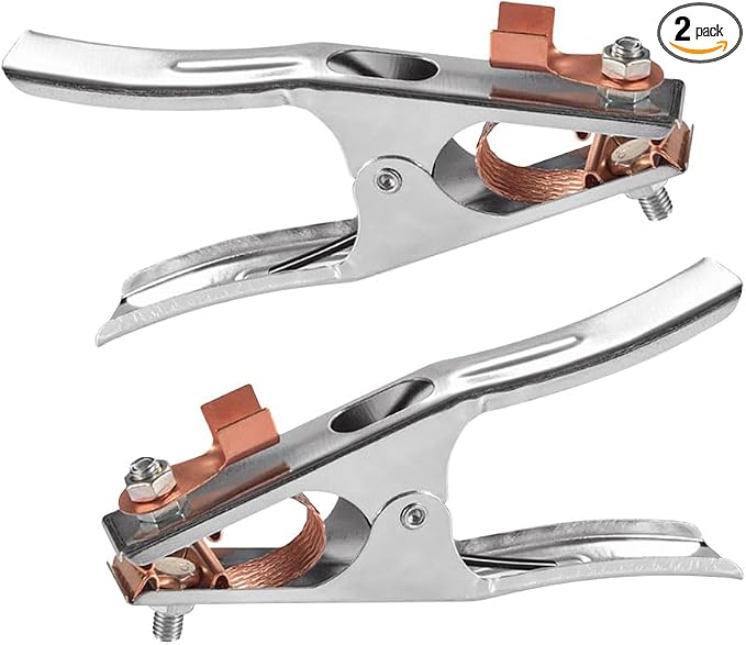 2PCS 300A Welding Ground Clamp, Manual Welder Electrode Clamp, Welder Ground by Unknown