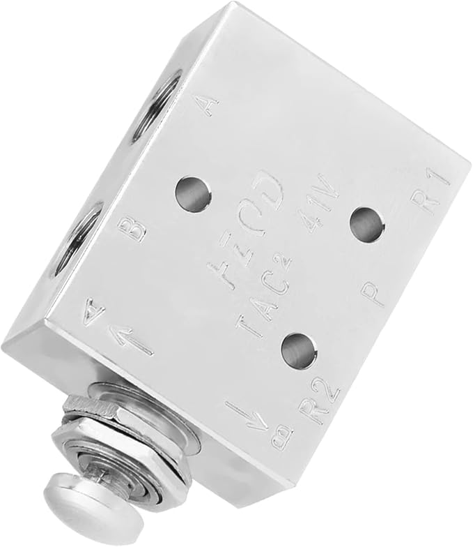 Fabater Toggle Valve, 2 Position 3 Way Air Pneumatic Knob Control ON OFF - Image 5