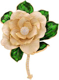 Brooch Pin - Gold Plated | Ideal Gift for Mom & Wife on Thanksgiving Day, Birthdays & Weddings