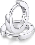 FaithHeart Sterling Silver Hoop Earrings for Women, Hypoallergenic Huggie Hoop Earrings Lightweight Small Cartilage Earrings Hoop Earring Dainty Everyday Earrings 6/8/10/12/14/15/16/18/20mm