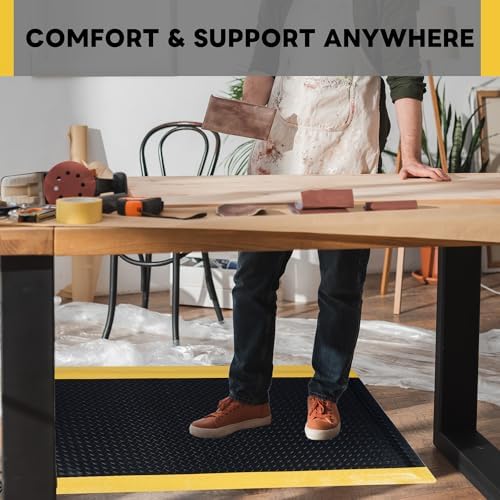 Nisorpa Anti Fatigue Mats Industrial 3' x 6' Ergonomic Standing Mat 15/16" - Image 7