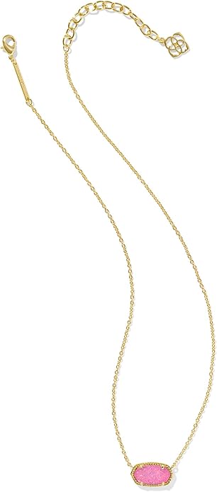 Kendra Scott Elisa Pendant Necklace for Women, Fashion Jewelry, 14k Gold-Plated