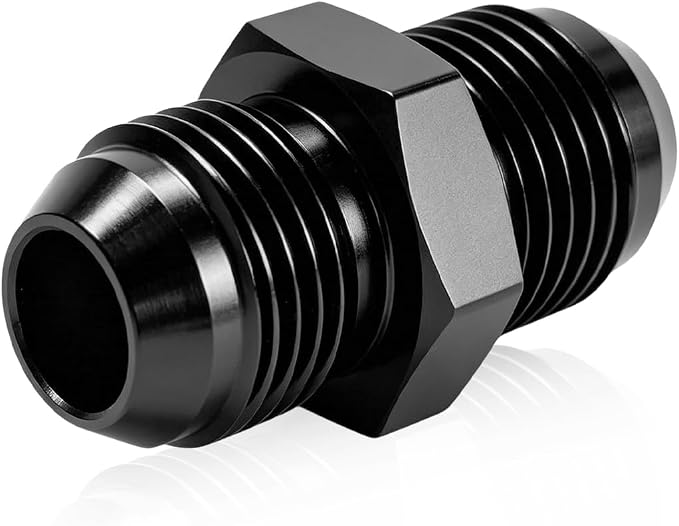 8AN to 8AN Male Flare Coupler, Aluminum Union Straight Fuel Line Fitting by Unknown